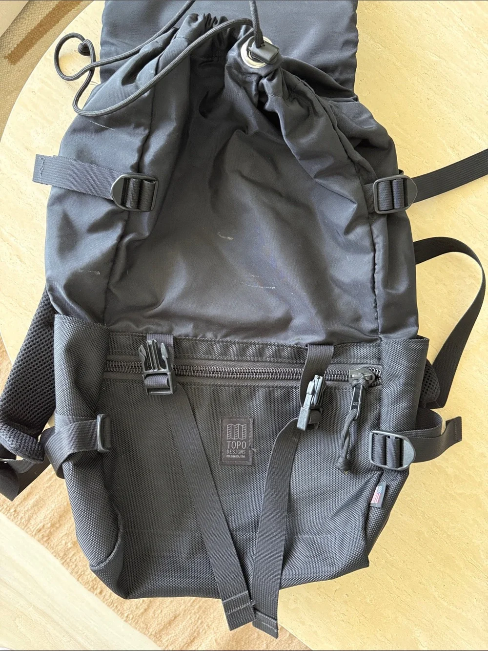 Topo Designs Black Tactical-Style Men's Backpack